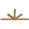 Ekena Millwork Kennewick Timber Gable Bracket, Western Red Cedar, 96"W x 48"H x 3 1/2"D x 5 1/2"F, 12/12 Pitch GBW096X48X0406KEN00SWR - alternate 4